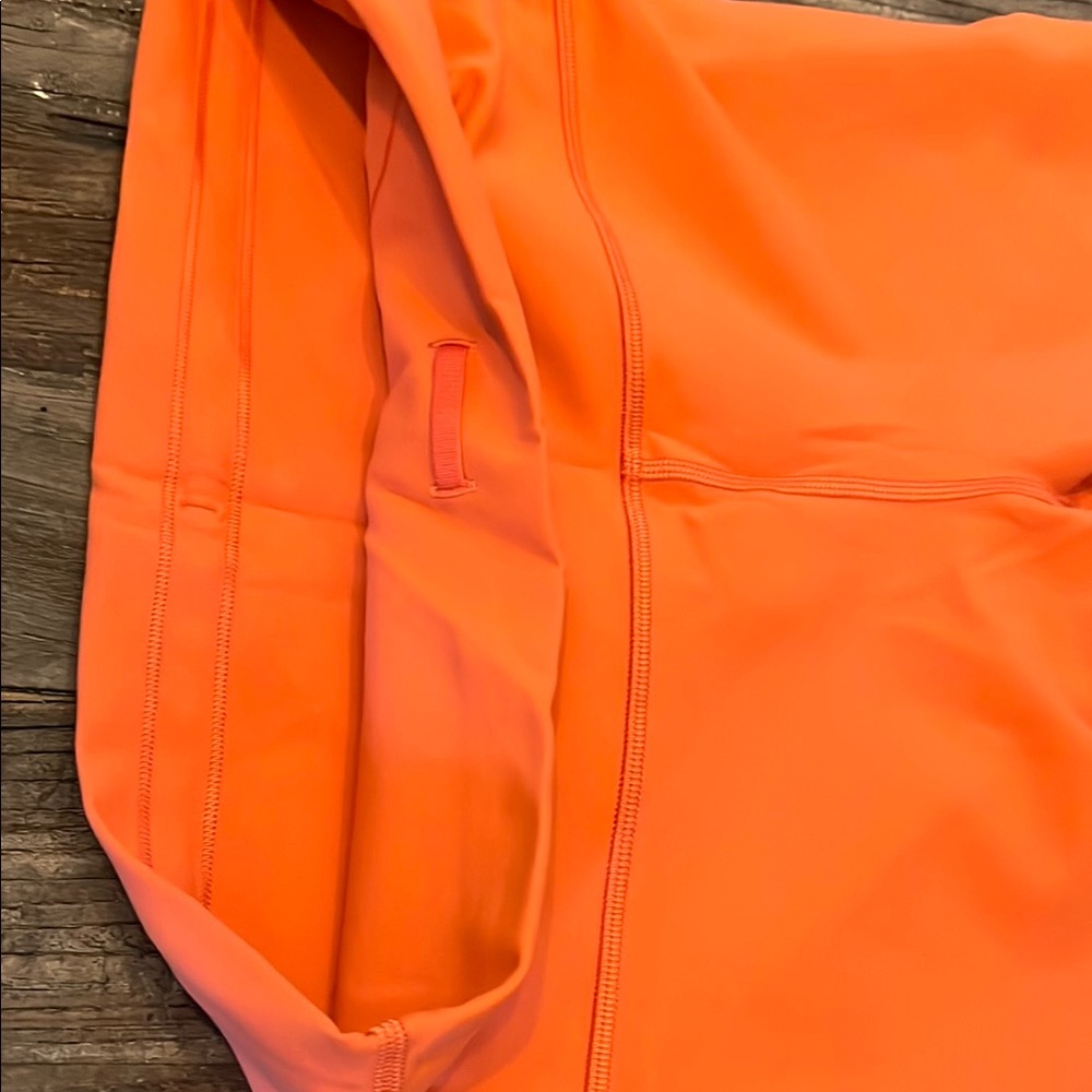 Lululemon Athletica Orange Wunder Train Leggings - Picture 4 of 6
